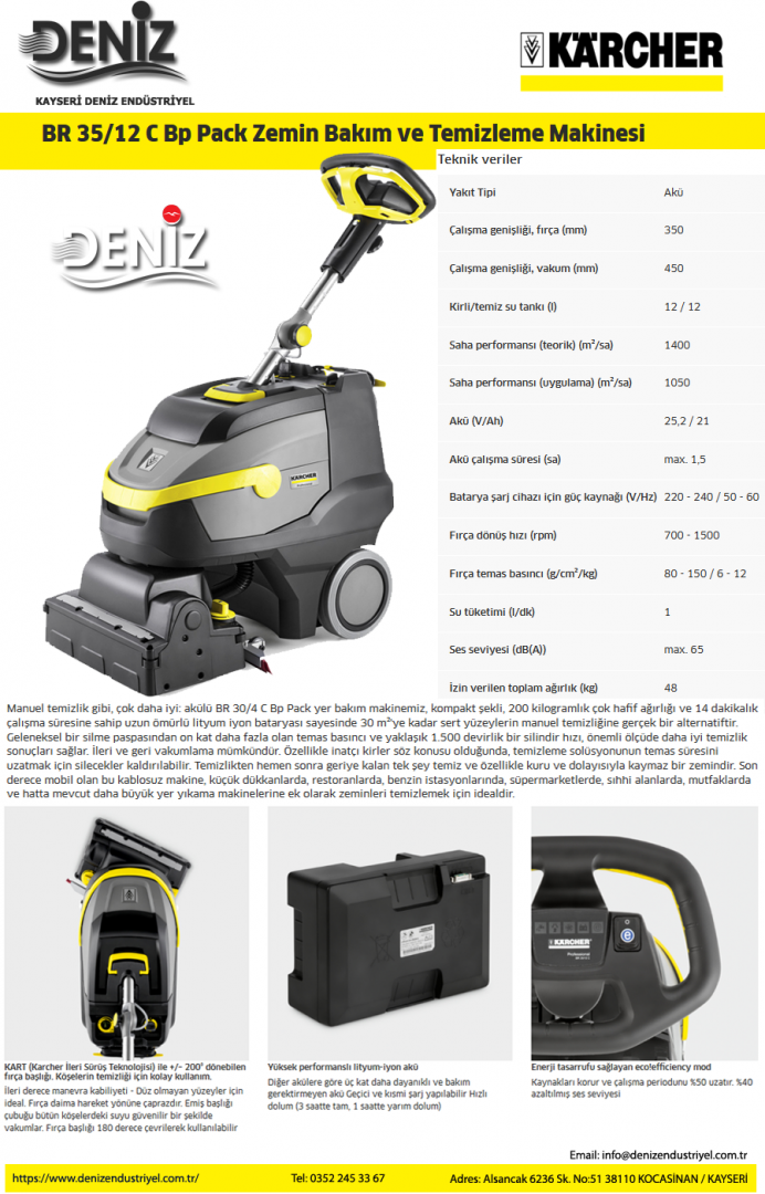 KARCHER BR 35/12 C BP PACK